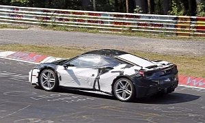 Hybrid Ferrari 488 Prototype Shows Up on Nurburgring, Hides Engine Compartment