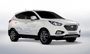Hydrogen-Powered Hyundai Tucson to Arrive in 2015