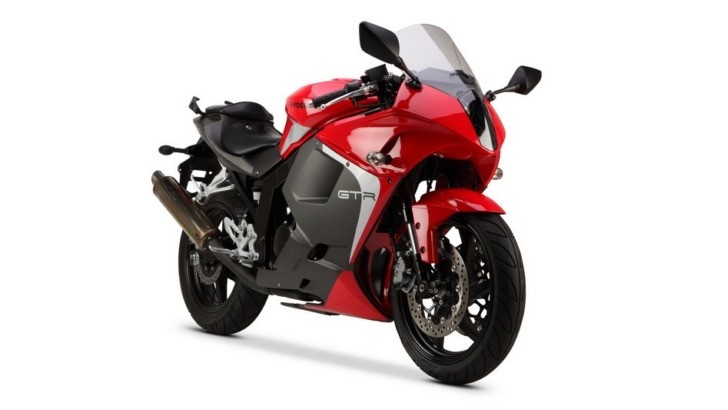 The updated, 2013 version of the 250cc Hyosung GTR