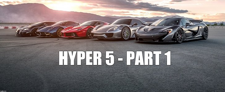 Hyper 5 Unites Five Amazing Hypercars for an Epic Showdown with Lots of Horsepower
