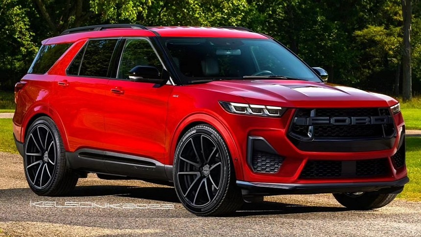 Hypothetical Ford Explorer Refresh Feels the Raptor R Within Calling