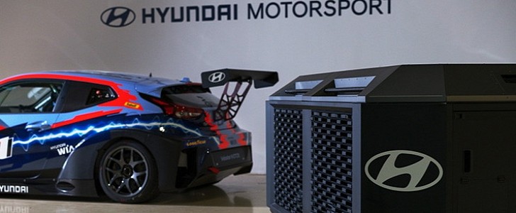 Hyundai will provide a green charging infrastructure to power all EVs at ETCR series