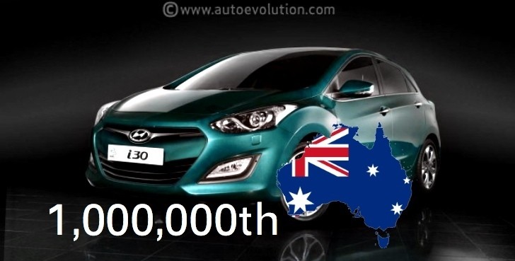 One Millionth Hyundai Sold in Aussie