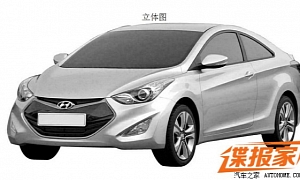 Hyundai Elantra Coupe Paten Filing Hints at Chinese Launch