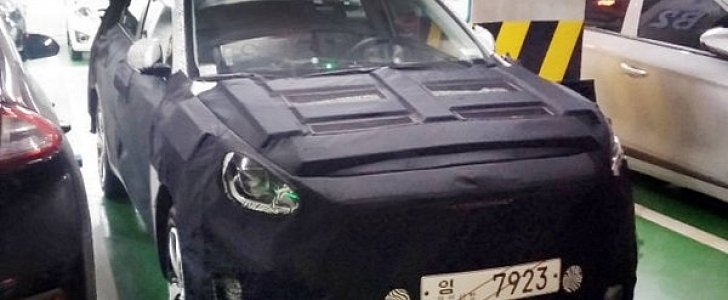 Electric Hyundai SUV spotted