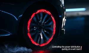 Hyundai Genesis AWD System "Control the Light" Demo Looks Amazing