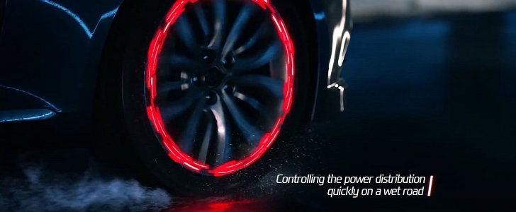 Hyundai Genesis AWD System "Control the Light" Demo Looks Amazing