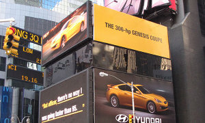 Hyundai Gets Times Square Billboard