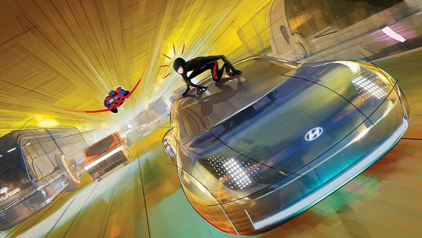 Hyundai and Sony collaboration for Spider-Verse