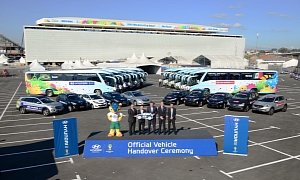 Hyundai has 2014 FIFA World Cup Covered with 1,021 Cars and 32 Buses