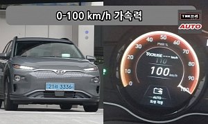 Hyundai Kona Electric Does 0 to 100 KPH in 7.1 Seconds in Acceleration Test