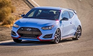 Hyundai Launches 2019 Veloster N In The U.S. At Thunderhill Raceway