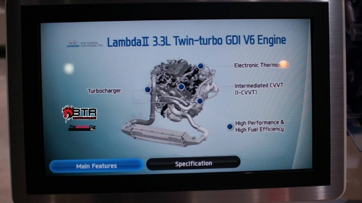 Hyundai's 3.3 Twin-Turbo GDi V6 Detailed for the First Time