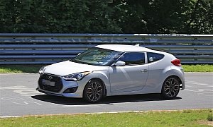 Hyundai Testing New Chassis On The Nurburgring With Veloster Mule