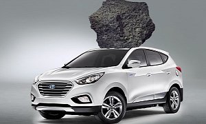 Hyundai Tucson Fuel Cell SUV Goes to the Moon and Back, Sort of