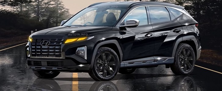 Hyundai Tucson Refresh Digitally Steals Palisade's DNA, Has Ample Color  Choice - autoevolution