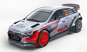 Hyundai Unveils New i20 WRC Car for 2016 Season