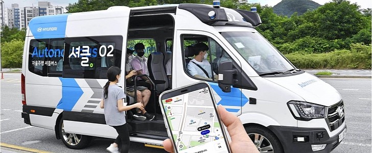 Hyundai's RoboShuttle will debut on August 9, 2021, in South Korea Korea
