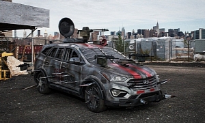Hyundai Unveils Santa Fe Zombie Survival Machine