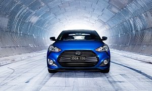 Hyundai Veloster Street Turbo Launched in Australia with Blue Mica Paint