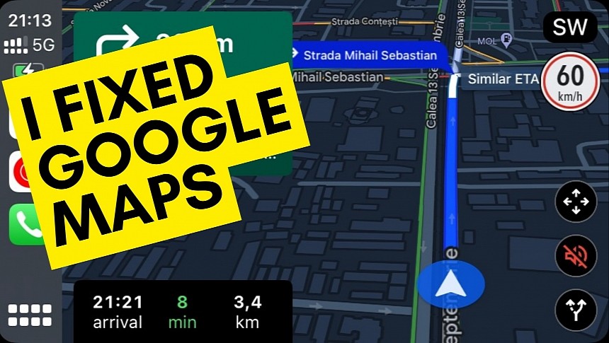 Fixing Google Maps shouldn't take more than a couple of minutes