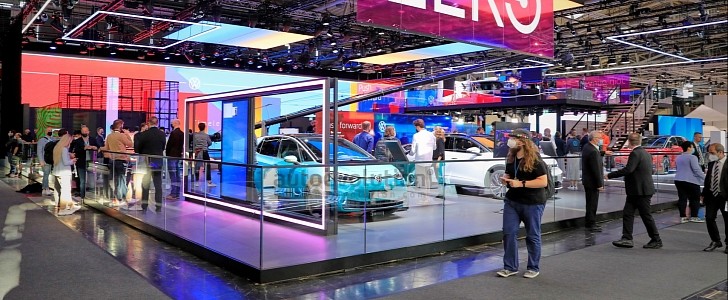 Volkswagen stand at the IAA 2021 Mobility show