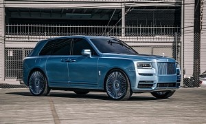Ice Blue-Wrapped Rolls-Royce Proves There Really Is No Limit to Cullinan Builds