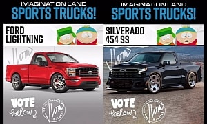 ICE Ford F-150 Lightning and Chevy Silverado 454 SS Jump to the 2020s for a CGI Battle