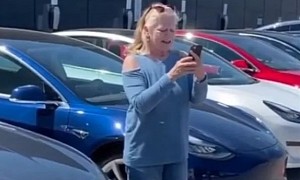 ICEing Is Uncool No Matter Your Excuse, Karen Learns After Parking in Tesla Spot