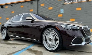 Icewear Vezzo Fits His Two-Tone Mercedes-Maybach S-Class With Silver 22" Forgiatos