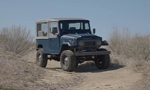Icon's First Old School Toyota FJ43 Has No. 159 Tag, Rocks Classic Looks and LS3