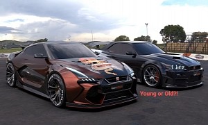 Iconic R34 Skyline GT-R Meets All-New R36 Nissan GT-R Heir - In a Dream