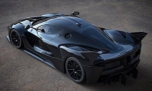 If Batman Joined Ferrari’s Customer Racing Program, He’d Drive this Blacked-Out FXX K