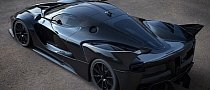 If Batman Joined Ferrari’s Customer Racing Program, He’d Drive this Blacked-Out FXX K