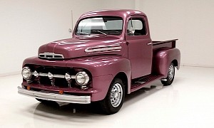 If This 1951 Ford F-1 Looks Out of Place, Blame the Paint