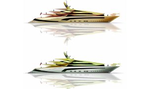 Iguana-Inspired Iwana Superyacht Concept Presented