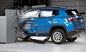 IIHS Crash Test: 2017 Jeep Compass Fails To Earn Top Safety Pick+ Rating