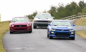 IIHS Tests American Muscle Car Trio, Is Not Impressed