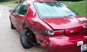Illinois Man Wakes up to Find Mercury Sable Totaled in His Driveway