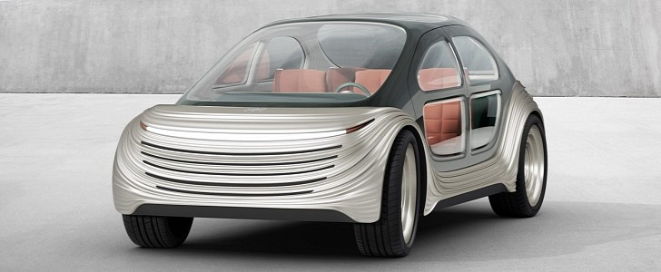 The Airo is an electric, autonomous car that filters polluted air, serves as a lounge on wheels