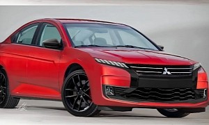 Imagined 2024 Mitsubishi Galant Revival Seems Fit for a Camry and Accord Joust