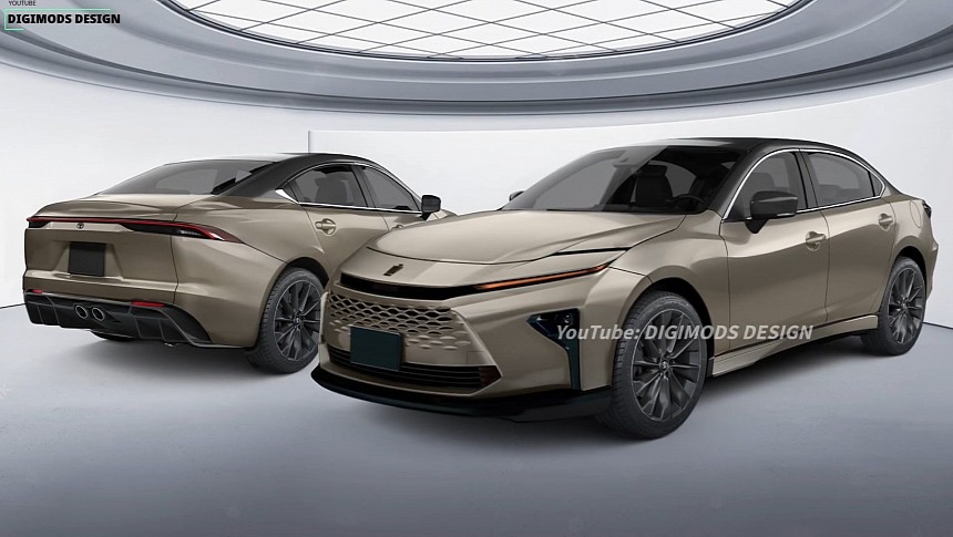 2025 Toyota Camry XV80 rendering by Digimods DESIGN 