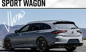 Imagined Acura TLX Type S Sport Wagon Might Be Better Than Any High-Performance CUV