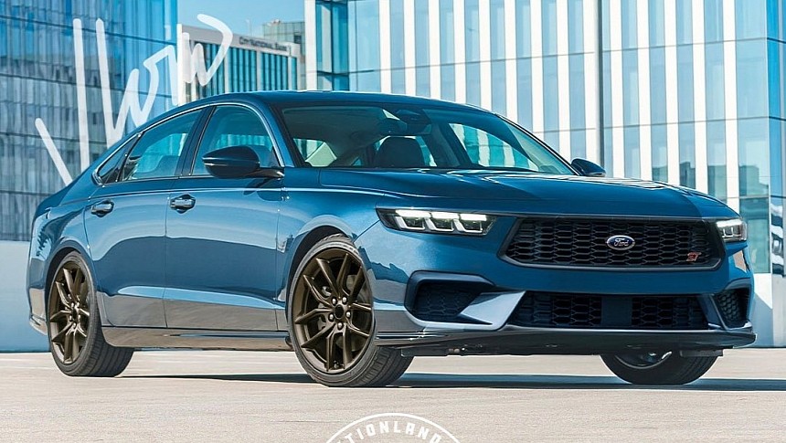 Ford Contour ST Accord Mustang CGI mashup by jlord8
