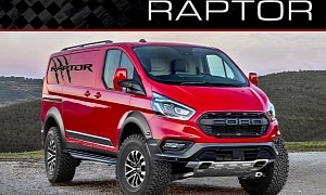 Imagined Ford Transit Raptor “Traptor” Is a Perfect Bronco Raptor Assistance Van
