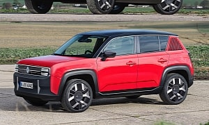 Imagined Renault 4 E-Tech Looks Like Rivian's R3X Retro Crossover for Europe