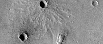 Impact Craters on Mars Look Like Bullet Holes in a Wall