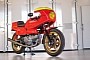 Impeccable 1981 Ducati Pantah Restomod Bike Looks Fantastic Dressed in Red