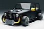 Impractical Jeep Wrangler Turns Digital JK Work of Slammed, Wide Twin-Turbo Art