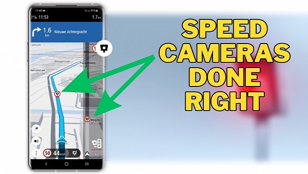 TomTom GO Navigation camera warnings